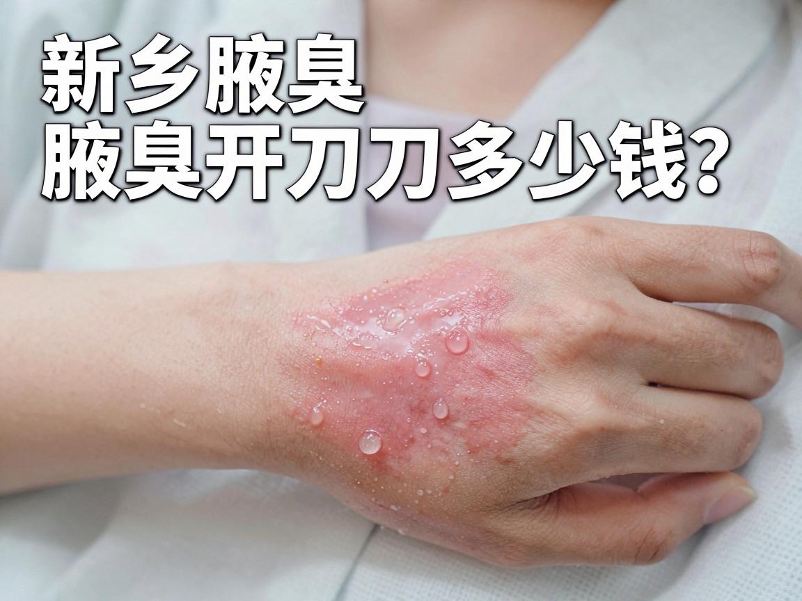 新乡腋臭开刀多少钱？一篇说清腋臭开刀费用的真实内幕（2025最新版）