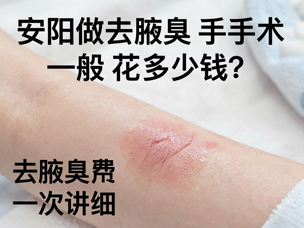 安阳做去腋臭手术一般花多少钱？去腋臭费用明细一次讲透