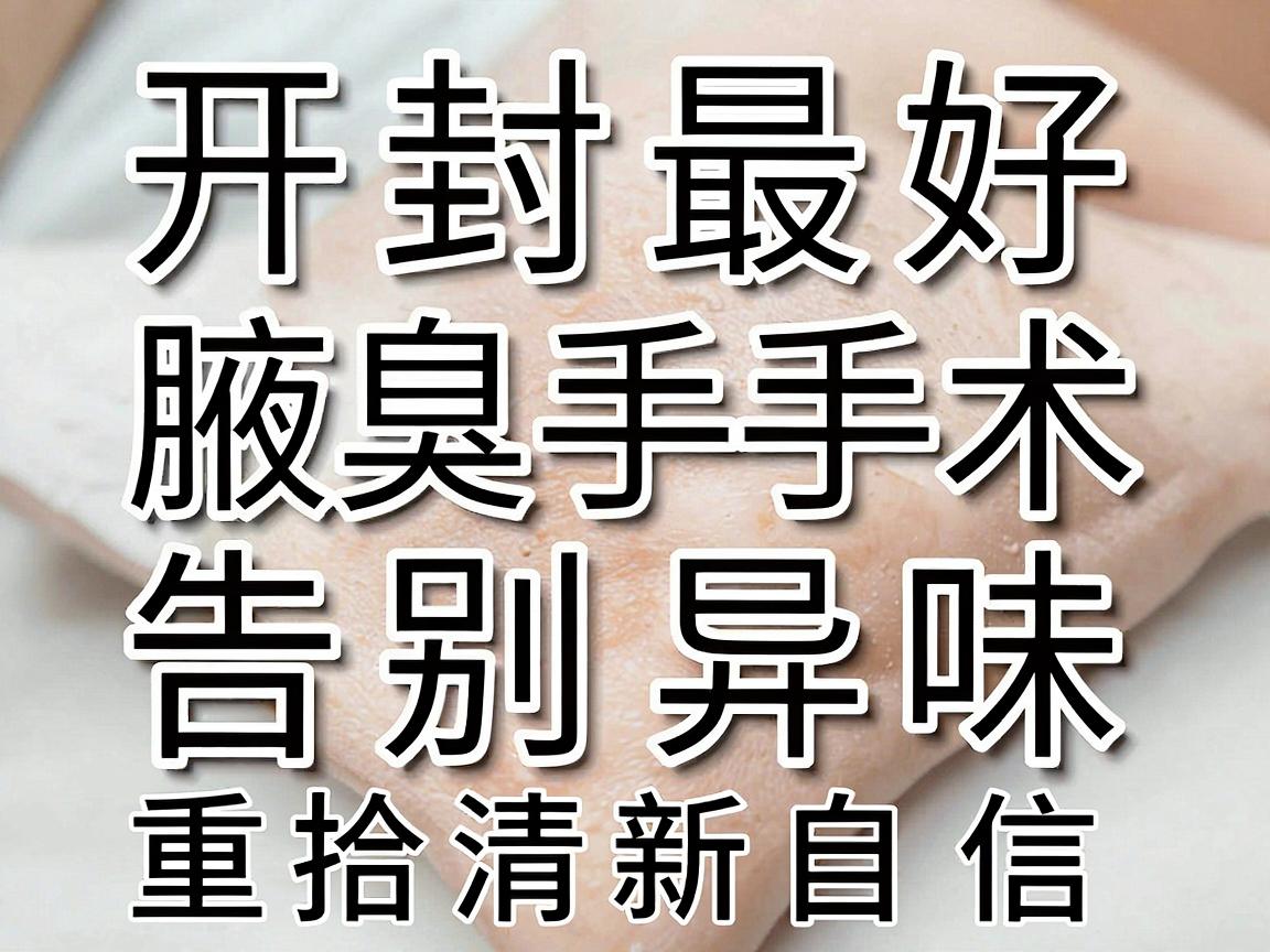 开封最好的腋臭手术，告别异味，重拾清新自信—腋臭手术科普与最新技术解析