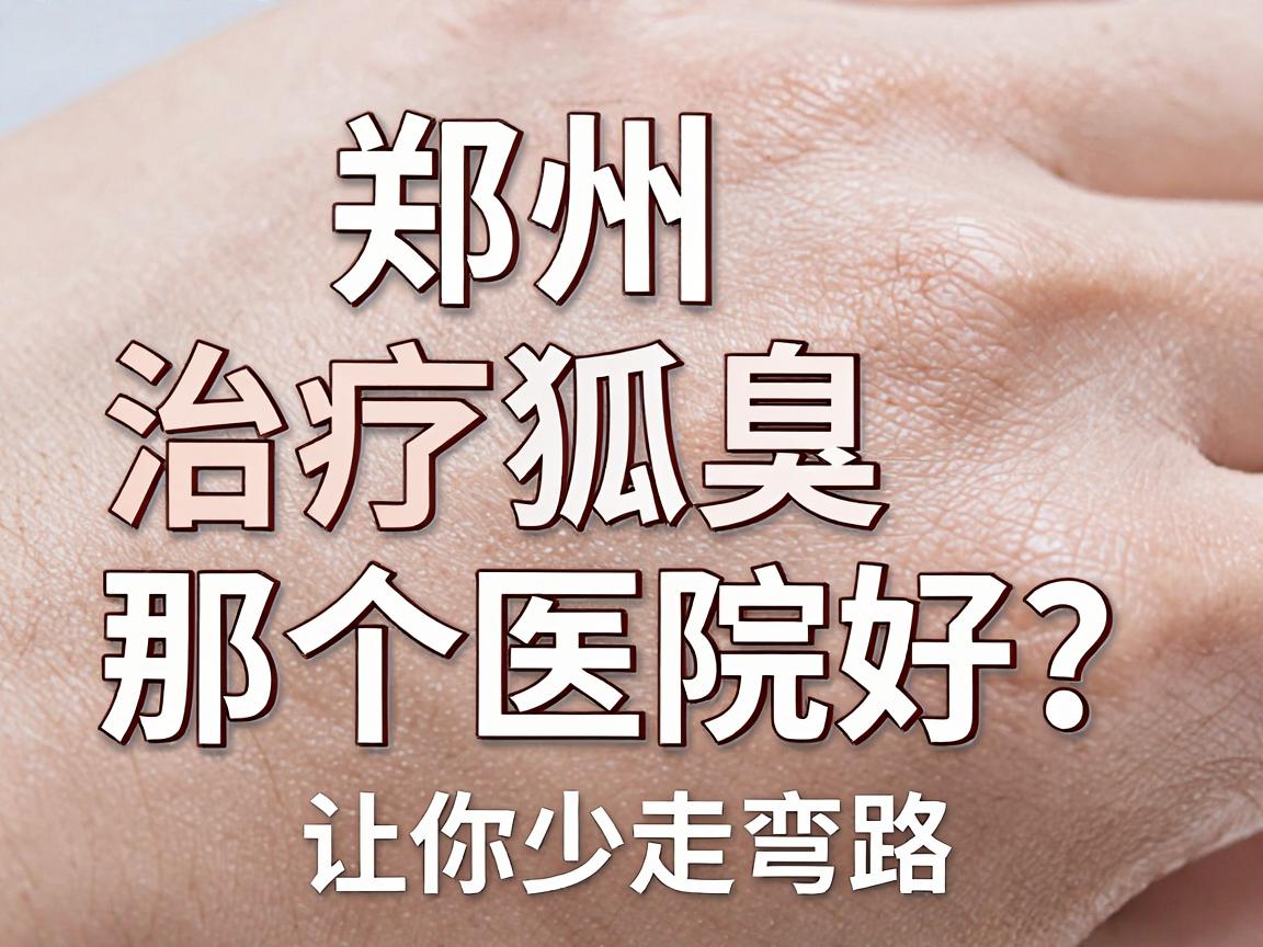郑州治疗狐臭那个医院好？这篇狐臭医院选择指南，让你少走弯路