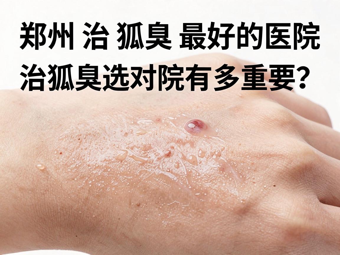 郑州治狐臭最好的医院，治狐臭选对医院有多重要？看完这篇你就懂了