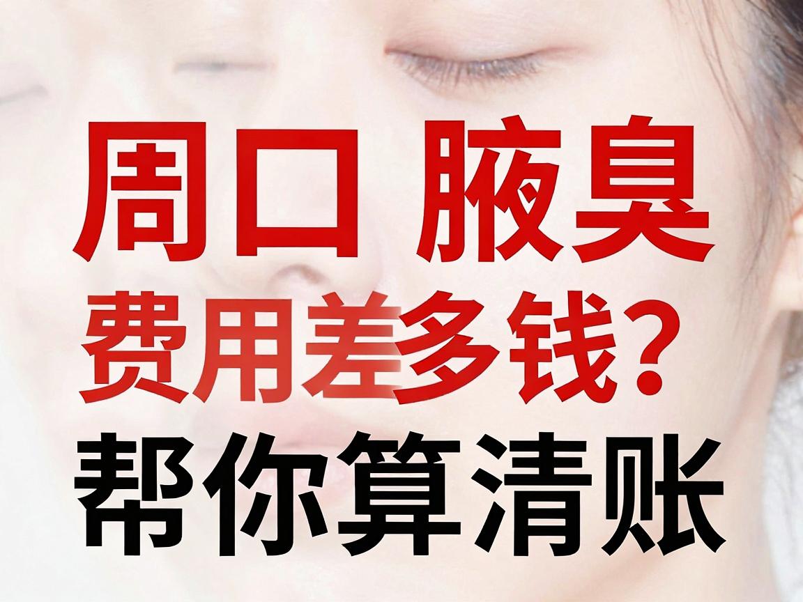 周口腋臭治疗多少钱？周口腋臭费用差异大，这篇帮你算清账