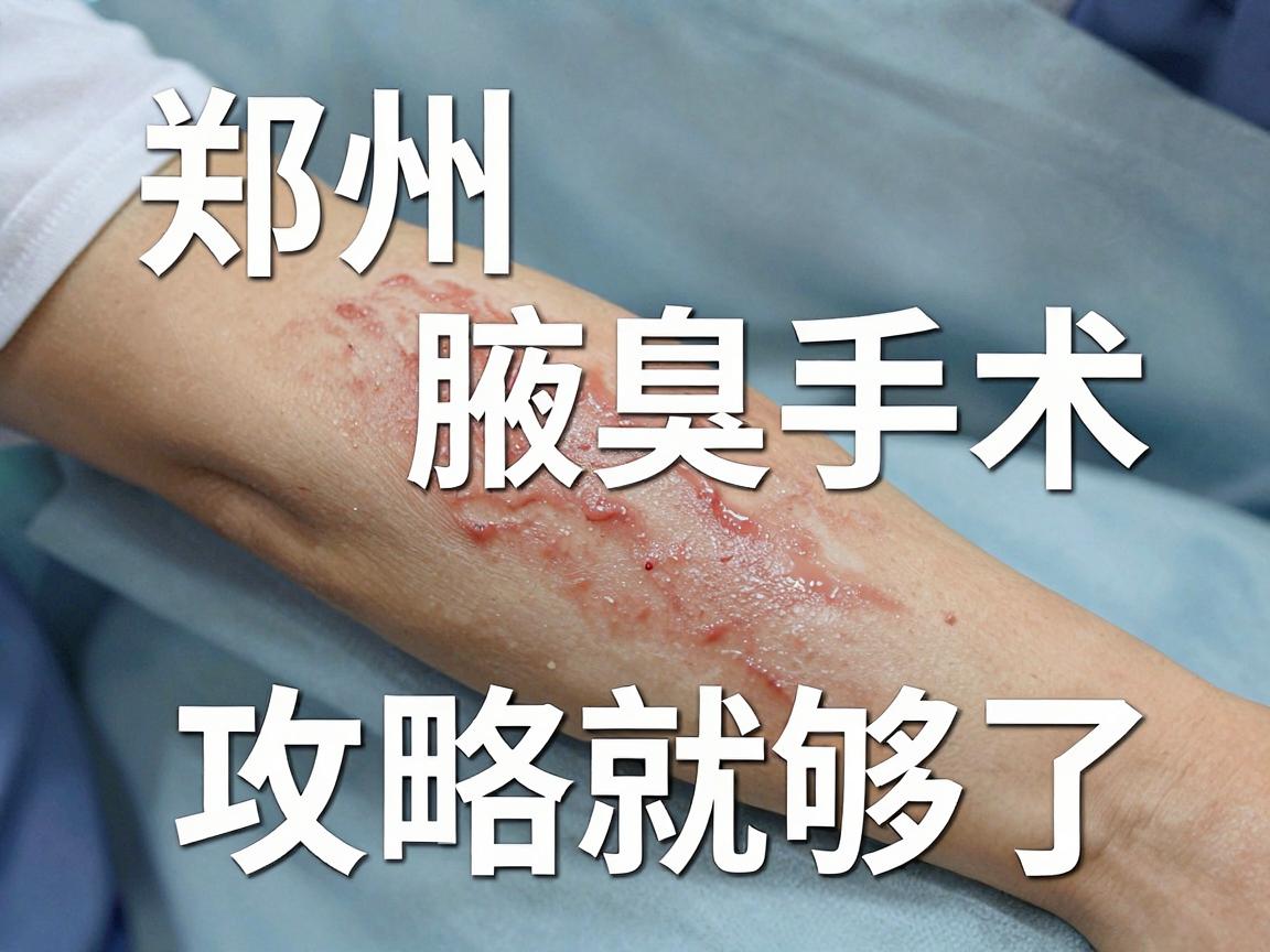 郑州腋臭手术医院怎么选？看这篇郑州腋臭手术择院攻略就够了
