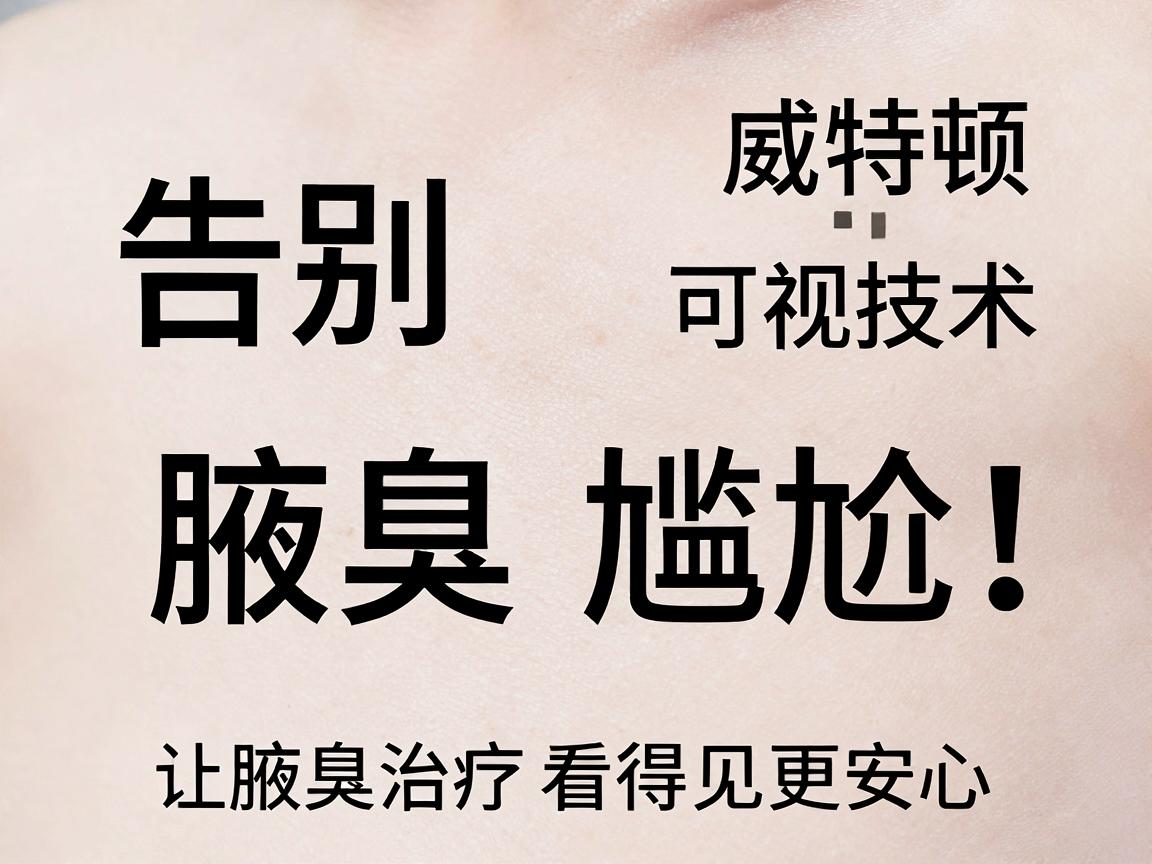 告别腋臭尴尬!威特顿智能可视技术,让腋臭治疗看得见更安心 告别腋臭尴尬!威特顿智能可视技术,让腋臭治疗看得见更安心