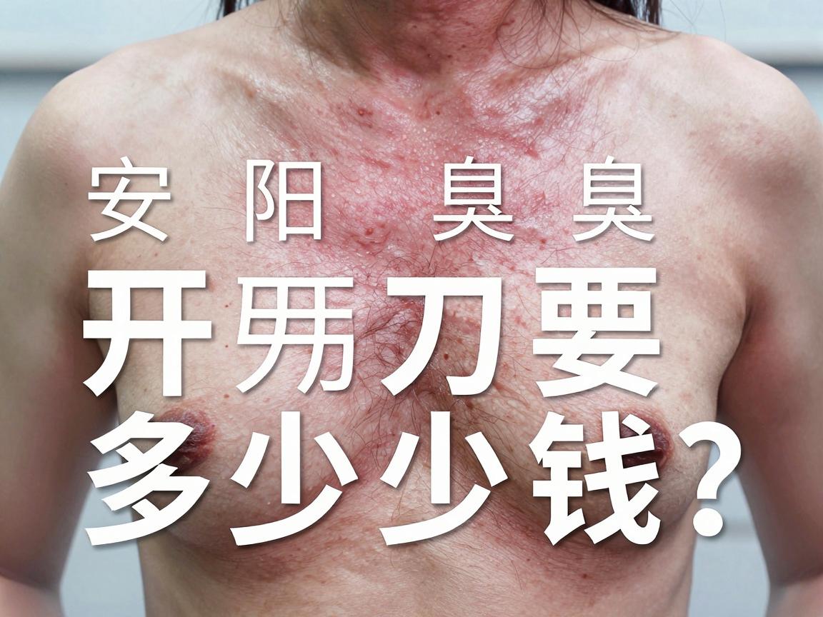 安阳腋臭开刀要多少钱？开刀费用与治疗方案全解析